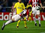 Marek Saganowski scorede et mål, da AaB tabte med 6-3 til Villarreal for to uger siden. 