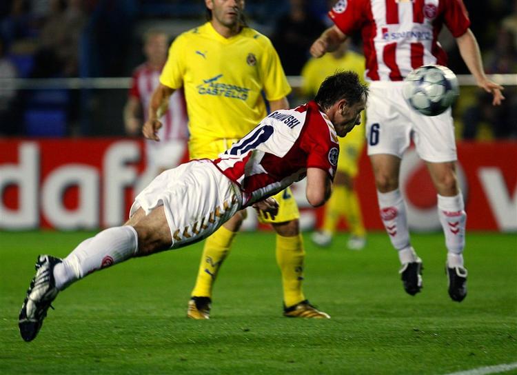 Marek Saganowski scorede et mål, da AaB tabte med 6-3 til Villarreal for to uger siden. 