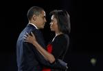 President-elect Obama and the coming First Lady Michelle Obama. 