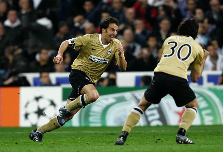 Alessandro del Piero har nu scoret 41 mål i 67 kampe i Champions League. 
