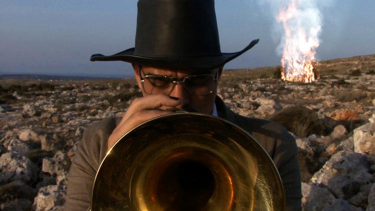 Skuespilleren Lars Bom spillede Dan Turèll i musicalen 'Onkel Danny', og han har også en gennemgående rolle i Anders Østergaards film om digteren. Foto: SandrewMetronome