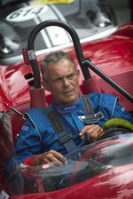 Karsten Ree elsker motorsport. Her er han fanget ved rattet i sin racer i Copenhagen Historic Grand Prix for nogle år siden. 