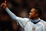 Robinho bragte Manchester City på 2-1 i kampen mod Twente. 