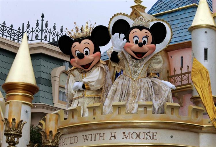 Disneys tema-parker har faldende besøgstal. Arkivfoto. 