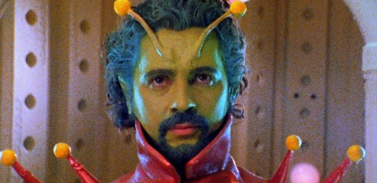 Wayne Coyne og resten af The Flaming Lips har bogstaveligt talt optaget deres film i egen baghave. Foto fra filmen. 