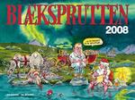Forsiden på Blæksprutten viser Lars Løkke Rasmussen, der fortæller julemanden om sine ønsker. »...og en fadbamse, og en naturfilm...« 