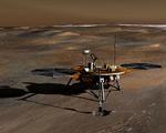 Kontakten til Phoenix Mars Lander er gået tabt og missionen må afsluttes. NASA-illustration. 