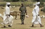 En soldat fra en af de omstridte militser, der i øjeblikekt kæmper i Darfur-regionen, og som Sudans præsident nu vil afvæbne. 