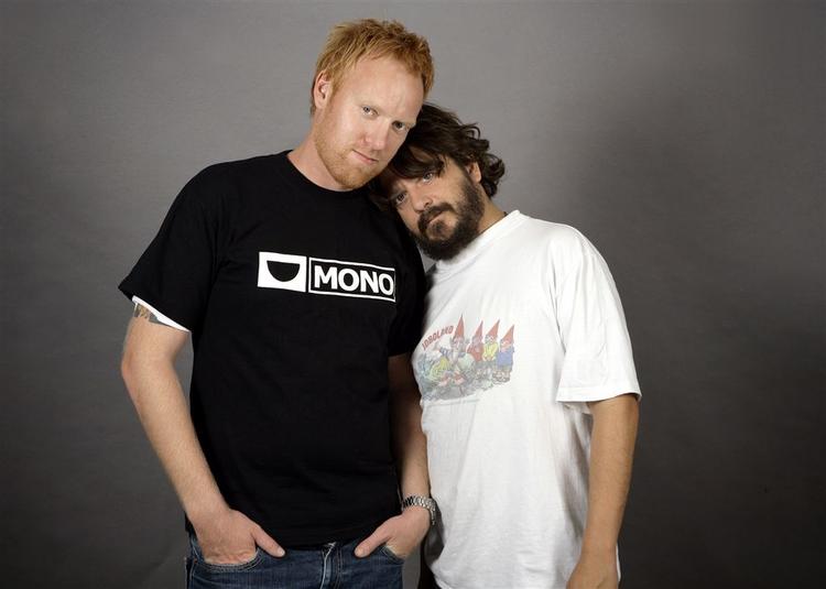 De Sorte Spejdere, Anders Breinholt og Anders Lund Madsen (th). Pr-foto 