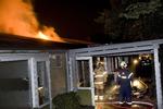Et fritidshjem i Tingbjerg er næsten brændt ned. Det er tredje brand i området på få dage. 