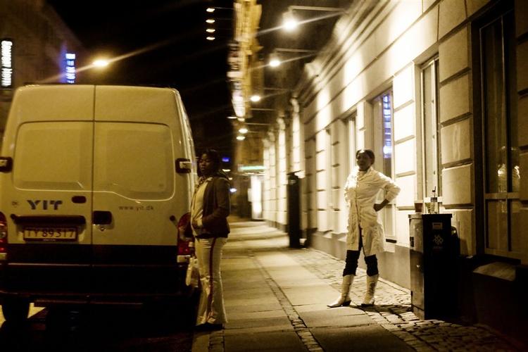 Prostituerede på gaden på Vesterbro i København. Arkivfoto. 