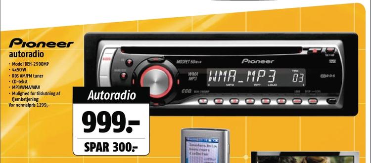Denne autoradio har i otte uger kostet 779 kroner i butikker, du kan finde på edbpriser.dk. Bilka fortæller, at supermarkedets normalpris er 1279 kroner. Altså ligger Bilkas normalpris på varen en tredjedel over andre butikkers normalpriser. 