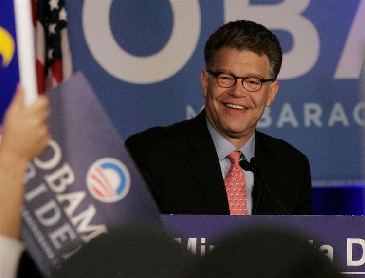 Den amerikanske komiker og forfatter på valgaften, hvor han kandiderer til at blive senator for staten Minnesota. 