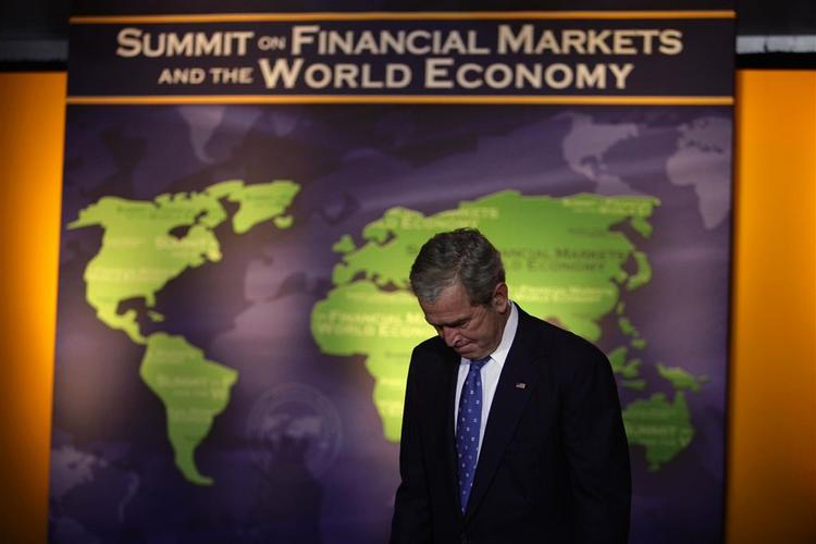 Det næste finanstopmøde holdes, efter at Barack Obama har overtaget den amerikanske præsidentpost efter Bush. 