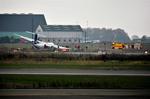 Sådan så det ud, efter at en Dash 8 nødlandede i Kastrup sidste år. 