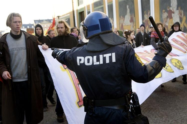 Police use of batons has increased. 