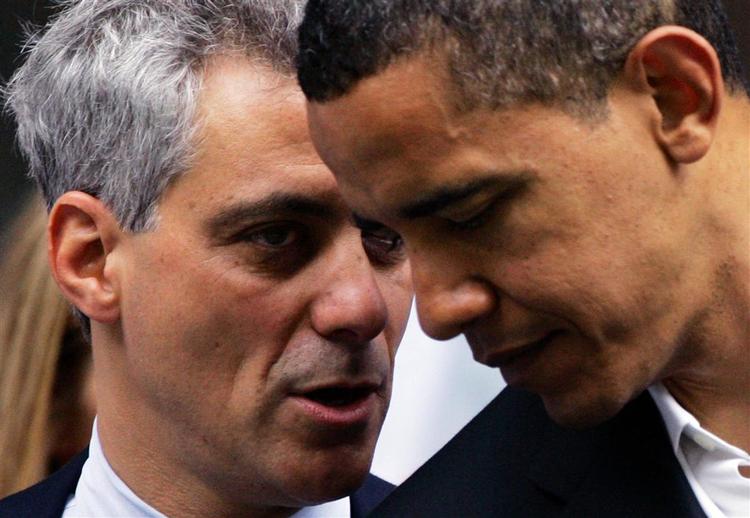 USA's kommende leder Barack Obama får gode råd af sin stabschef Rahm Emanuel. Obama har valgt mange af Clintons gamle folk til sin administration. 