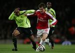 Som bare 16-årig fik Ramsey debut i den næstbedste engelske række for Cardiff, med hvem han var i FA Cup-finalen tidligere i år mod Portsmouth. Manchester United var også ude efter Ramsey, men teenageren valgte Arsenal, hvor det i de første måneder er blevet til syv  kampe og et enkelt mål. 