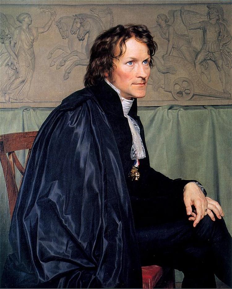 C.W. Eckersbergs portræt af Bertel Thorvaldsen (olie på lærred, 1814). Offentliggørelsen af brevene sker på Thorvaldsens 238. fødselsdag. POLFOTO 