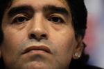 Hans Hellighed Diego Maradona er landet i Skotland (arkivfoto). 