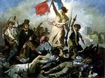 Eugen Delacroix' verdensbrerømte maleri fra 1830, »Friheden fører folket på barrikaderne«, hænger på Louvre i Paris og kan opleves på EU's onlinebibliotek. 