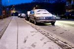 The first snow of the year - here in Skodsborg north of Copenhagen. 