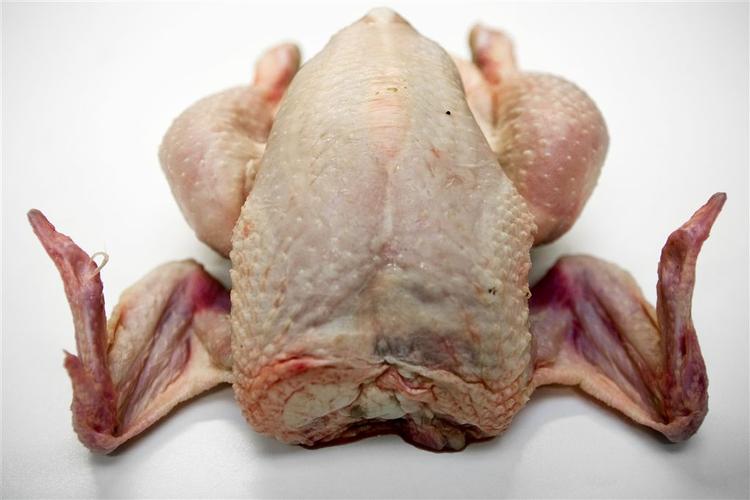 I Danmark er der ringe tradition for at stege kyllinger i fuld figur. 