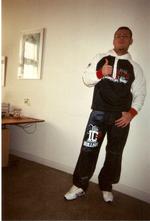 Daniel Rostom er en af de tre tilbageholdte i Irak. Her er han fotograferet, da han afsonede sin straf i Danmark. Privatfoto 