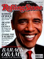 Barack Obama er på forsiden af Rolling Stone - igen. Det er tredje gang. Nu på forsiden af det første nummer i det nye format. 