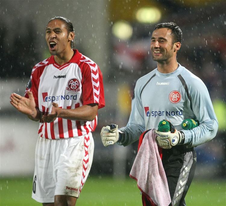 Steve Olfers og Karim Zaza er to af de seks AaB'ere, der har kontraktudløb til sommer. 
