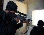 Indian Special Forces taking up position. 
