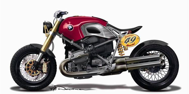 Et stel, en motor, en tank, et sæde - ret meget mere består BMW Lo Rider ikke af. 