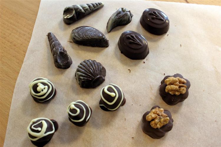 Så lækre kan de komme til at se ud - dine hjemmelavede chokolader. 