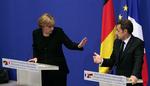 »For første gang i Europas nyere historie sidder gode venner ikke lårene af hinanden«. Her ses den Tyske kansker Angela Merkel og Frankrigs præsident Nicolas Sarkozy i oktober 