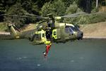 Omstridt helikopter på redningsøvelse
