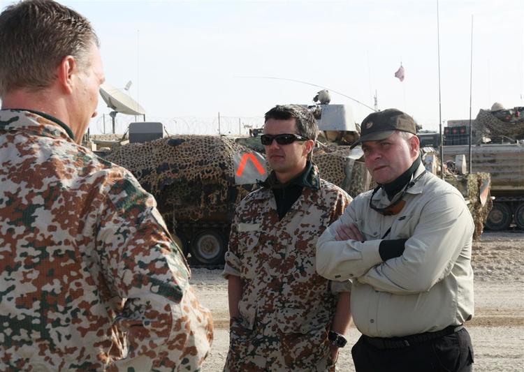 Kronprins Frederik overnattede på den fremskudte base Armadillo under sit besøg i Afghanistan. 