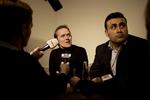 Liberal Alliance - fra venstre Anders Samuelsen og formand Naser Khader (arkivfoto). 