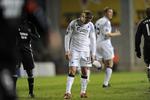 Cesar Santin havde flere gode muligheder i 2. halvleg, men det var en forsvarsspiller der sikrede det ene point til FCK. 