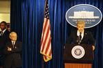 George W. Bush spilles glimrende af Josh Brolin. Foto: Nordisk Film 