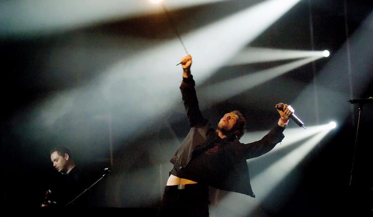 Coldplay på scenen i Forum i København. Arkivfoto. 