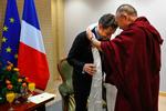 Frankrigs præsident Nicolas Sarkozy mødtes i dag med Tibets åndelige leder Dalai Lama. 