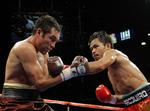Oscar de la Hoya (tv.) fik tæsk i nat. 