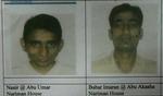Her er billederne af to af de afdøde Mumbai-terrorister. Indisk politi har taget billeder af deres id-kort, som de havde på sig. 