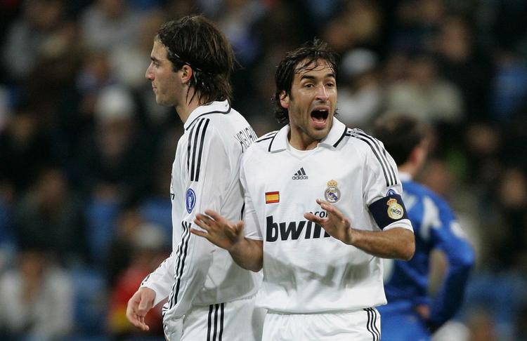 Raul har scoret for Real Madrid i kampen mod Zenit. 