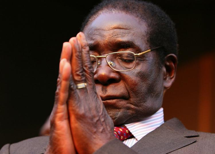 Robert Mugabe, Zimbabwes leder siden 1980. Næppe et af Vorherres bedste børn. 