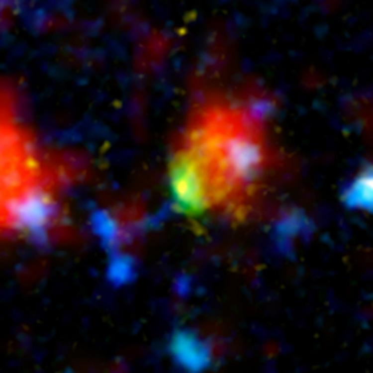 Dette er et sort hul, som forskere fra NASA tidligere opdagede. Nu har tyskere fundet et gigantisk eksemplar midt i Mælkevejen. 