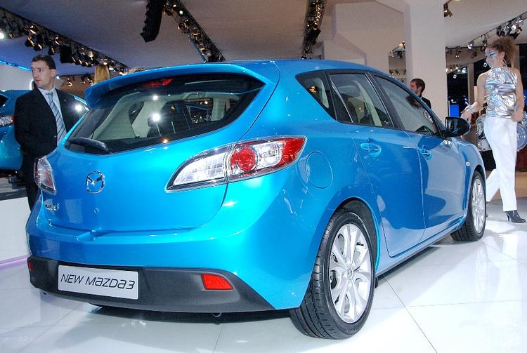 Mazda 3 er også i den nye udgave en femdørs hatchback af sportsligt tilsnit. Foto: United Pictures 