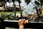 Oprdyning i Khao Lak i Thailand efter tsunamien i december 2004. 