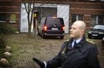 Stein Bagger ankom tirsdag morgen til Retten i Lyngby. Han erkendte herefter, at han havde slettet e-mails. 