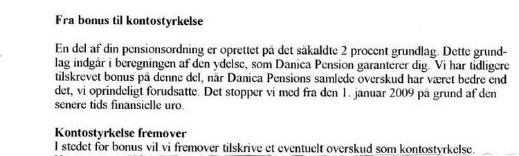 En læser har modtaget et informationsbrev fra sit pensionsselskab, Danica Pension. Han forstår ikke et ord af det. Læs hele brevet ved at klikke på linket nede i artiklen. 